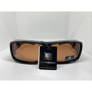 Barricade Cover Over Sunwear Polarized Lens Fits Over Most EyeGlasses Black New